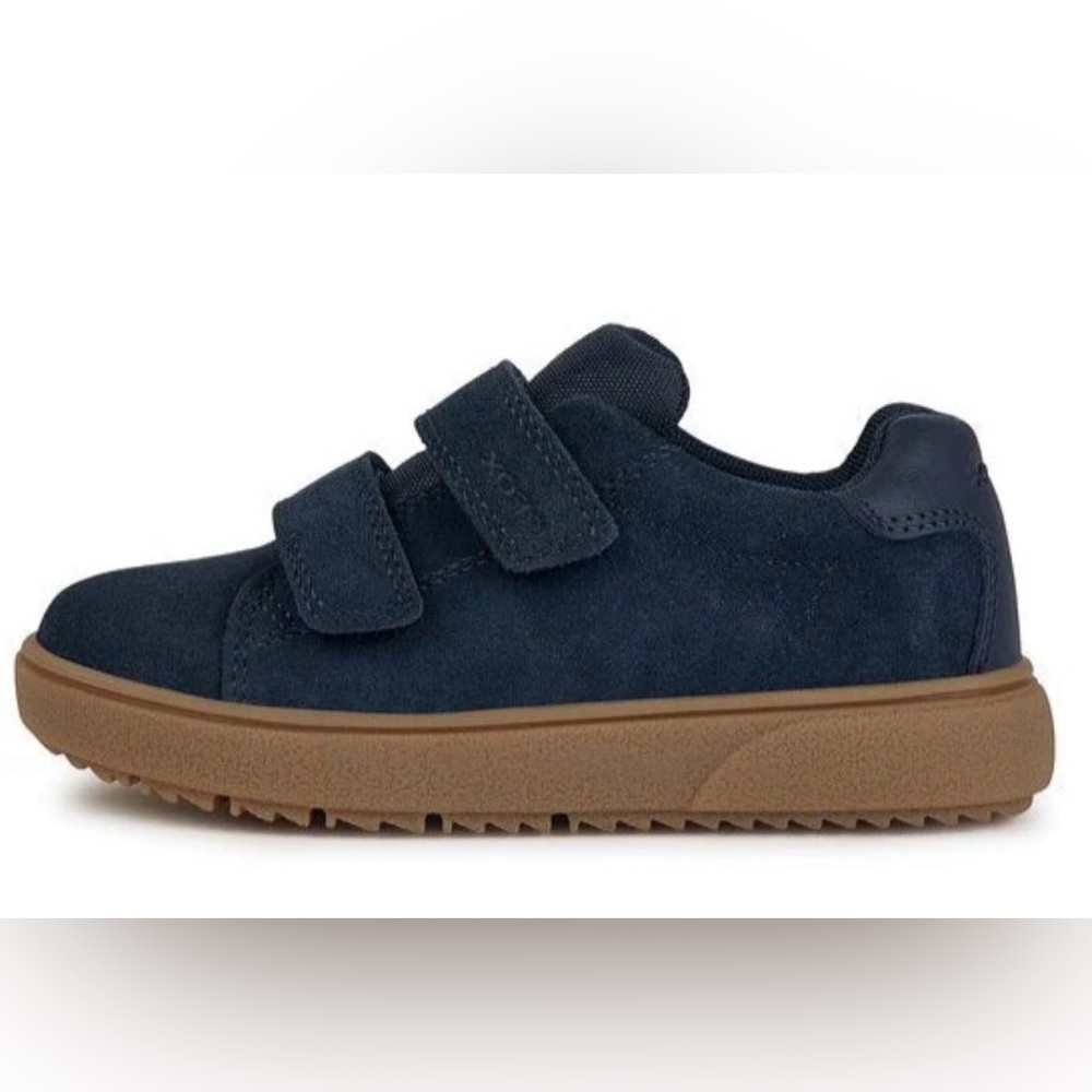 NWOT - Geox - Boys Navy Suede Velcro Sneakers - Size: US 9 / EU 26